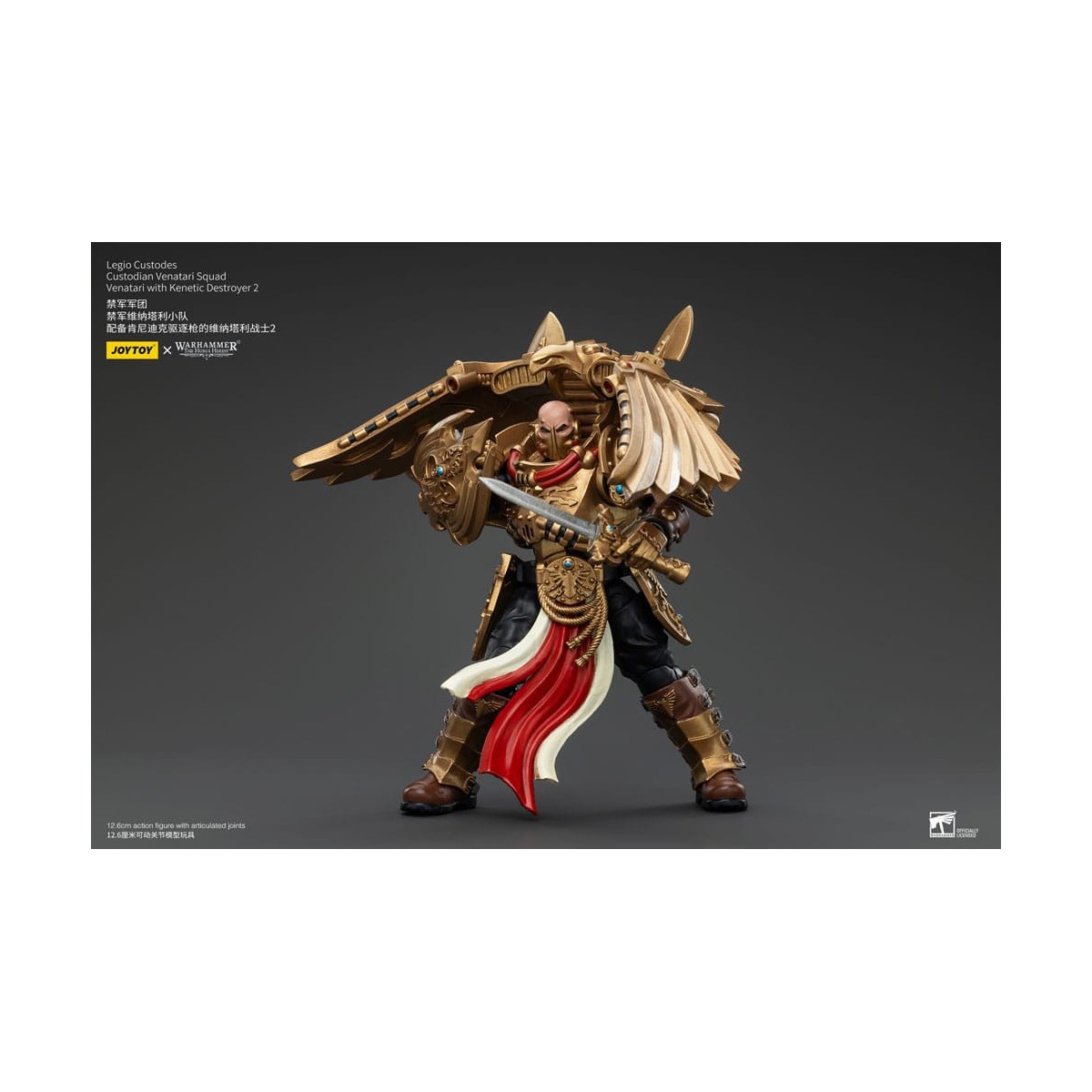 JoyToy Space Marines - Legio Custodes Custodian Venatari Squad - Venatari con Kenetic Destroyer 2