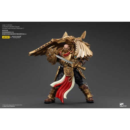 JoyToy Space Marines - Legio Custodes Custodian Venatari Squad - Venatari con Kenetic Destroyer 2