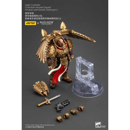JoyToy Space Marines - Legio Custodes Custodian Venatari Squad - Venatari con Kenetic Destroyer 2