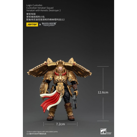 JoyToy Space Marines - Legio Custodes Custodian Venatari Squad - Venatari con Kenetic Destroyer 2