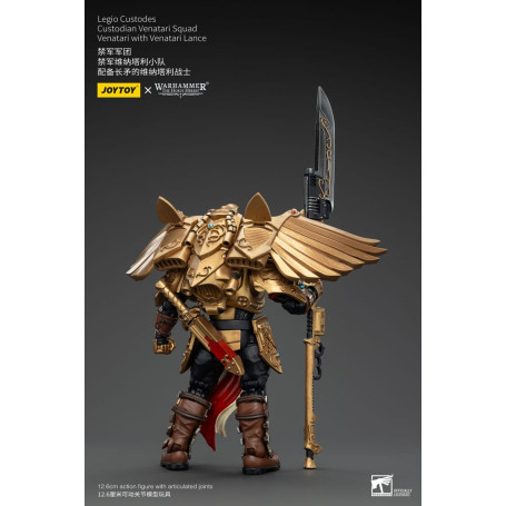 JoyToy Space Marines - Legio Custodes Custodian Venatari Squad - Venatari con lancia Venatari
