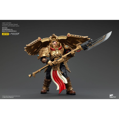 JoyToy Space Marines - Legio Custodes Custodian Venatari Squad - Venatari con lancia Venatari