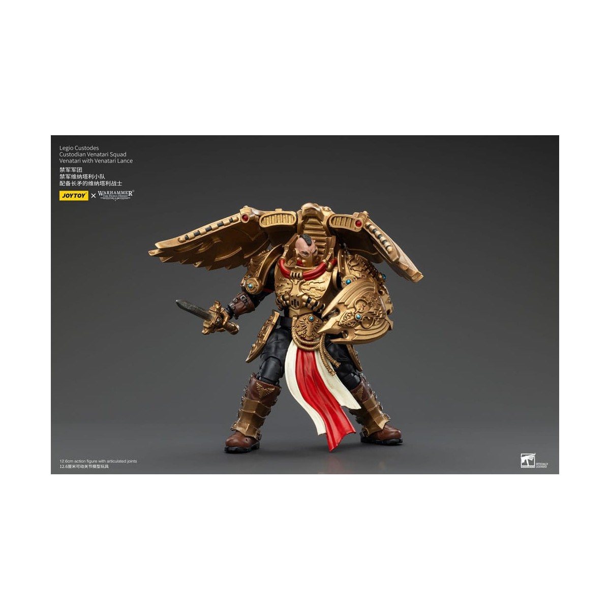 JoyToy Space Marines - Legio Custodes Custodian Venatari Squad - Venatari con lancia Venatari