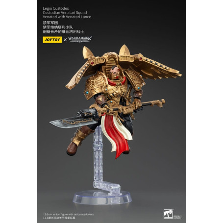 JoyToy Space Marines - Legio Custodes Custodian Venatari Squad - Venatari con lancia Venatari