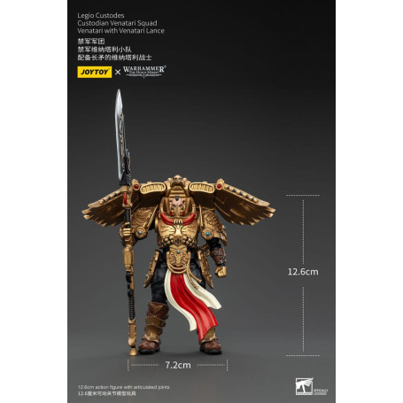 JoyToy Space Marines - Legio Custodes Custodian Venatari Squad - Venatari con lancia Venatari