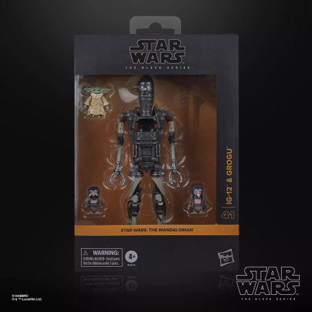Star Wars Black Series - IG-12 Deluxe e Grogu - Il Mandaloriano