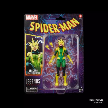 Hasbro Marvel Serie Leggende Spider-Man - Electro Francine Frye