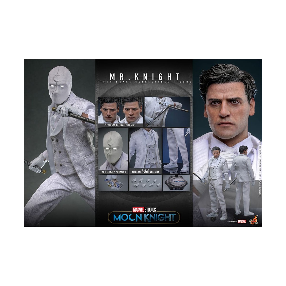 Hot Toys Marvel - Moon Knight - Mr Knight MMS 1/6