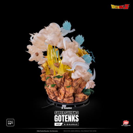 Tsume Dragon Ball Z HQS Dioramax - Super Saiyan 3 GOTENKS