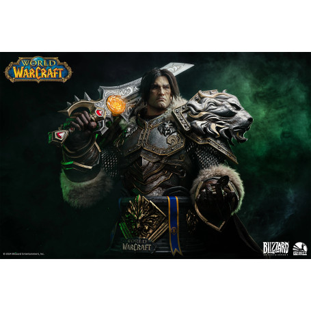 INFINITY STUDIO x BLIZZARD - Varian Wrynn - Busto 1/1 Mondo di Warcraft