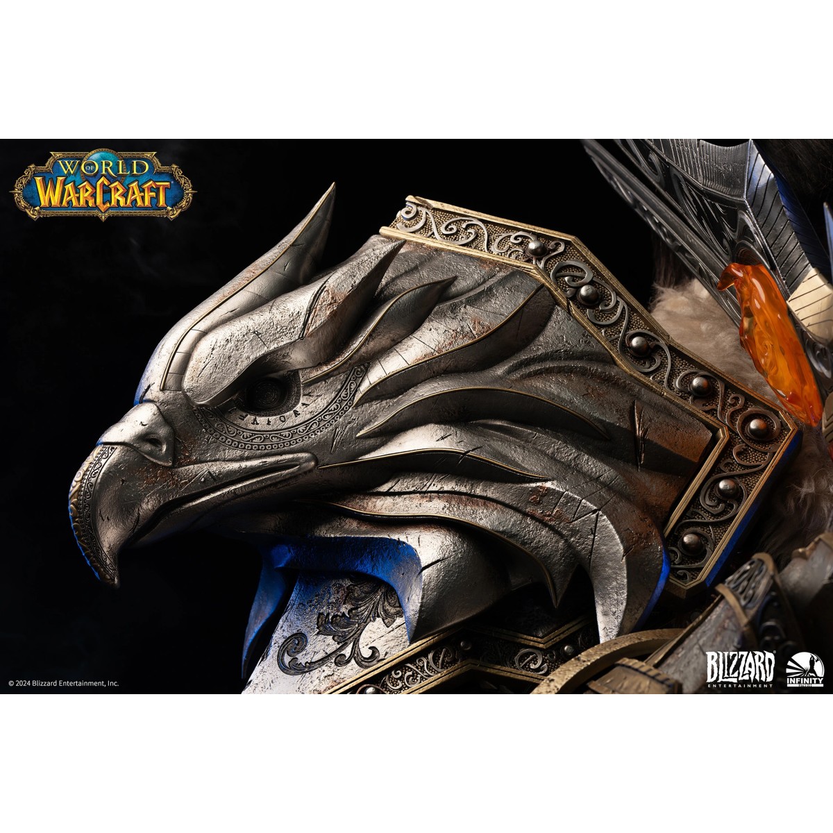 INFINITY STUDIO x BLIZZARD - Varian Wrynn - Busto 1/1 Mondo di Warcraft
