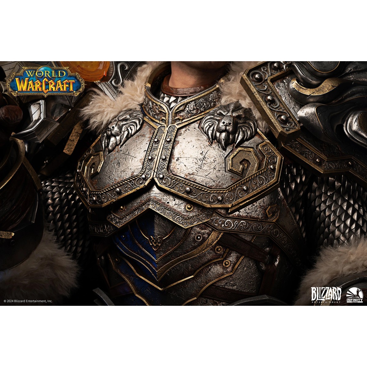 INFINITY STUDIO x BLIZZARD - Varian Wrynn - Busto 1/1 Mondo di Warcraft