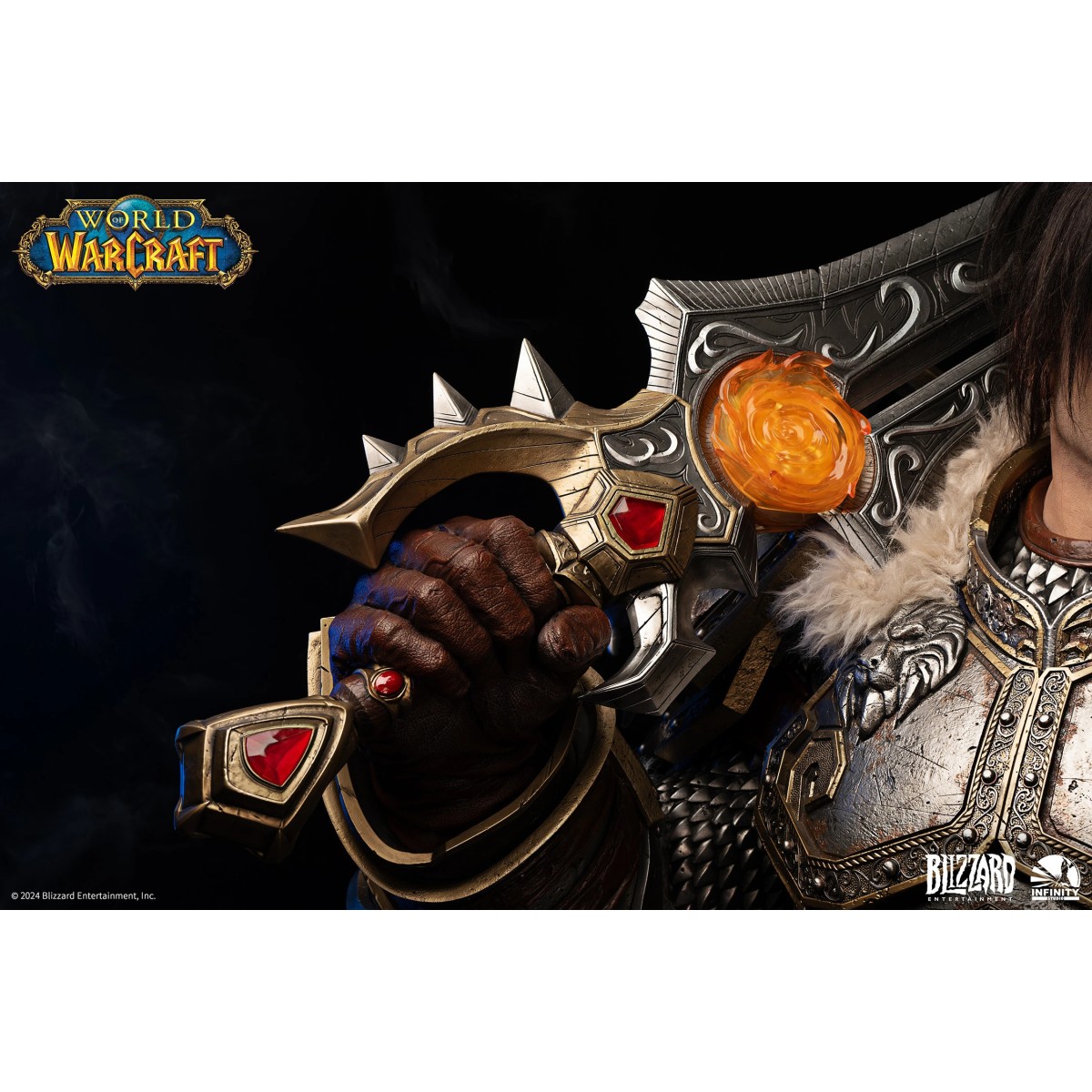 INFINITY STUDIO x BLIZZARD - Varian Wrynn - Busto 1/1 Mondo di Warcraft