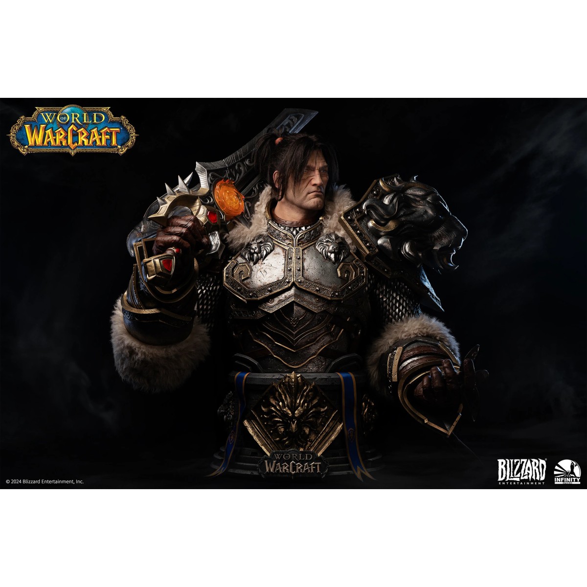 INFINITY STUDIO x BLIZZARD - Varian Wrynn - Busto 1/1 Mondo di Warcraft