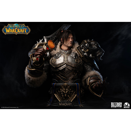 INFINITY STUDIO x BLIZZARD - Varian Wrynn - Busto 1/1 Mondo di Warcraft