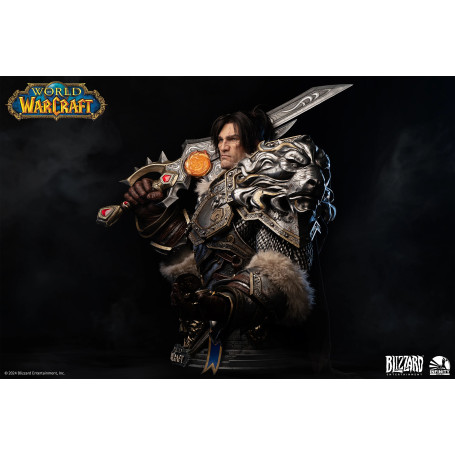 INFINITY STUDIO x BLIZZARD - Varian Wrynn - Busto 1/1 Mondo di Warcraft