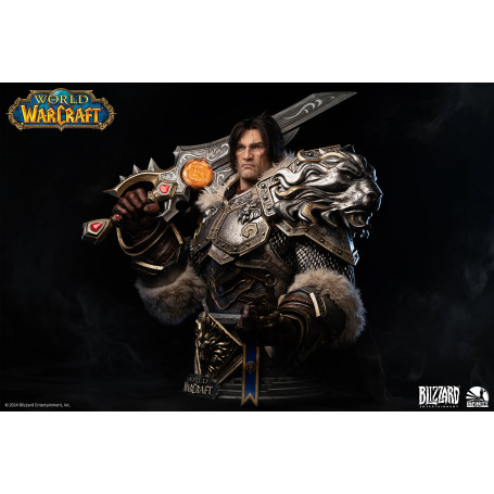 INFINITY STUDIO x BLIZZARD - Varian Wrynn - Busto 1/1 Mondo di Warcraft