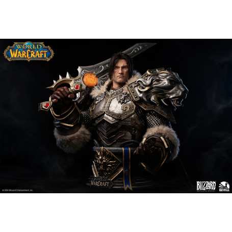 INFINITY STUDIO x BLIZZARD - Varian Wrynn - Busto 1/1 Mondo di Warcraft