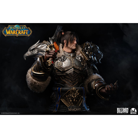 INFINITY STUDIO x BLIZZARD - Varian Wrynn - Busto 1/1 Mondo di Warcraft