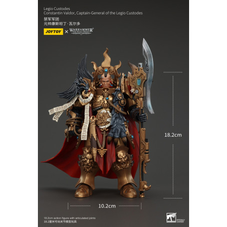 JoyToy Space Marine - Legio Custodes - Constantin Valdor Capitano Generale della Legio Custodes