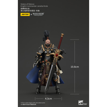 Joytoy - Warhammer - Sorelle del Silenzio Argent Lynx - Cavaliere Comandante Jenetia Krole - L'Eresia di Horus
