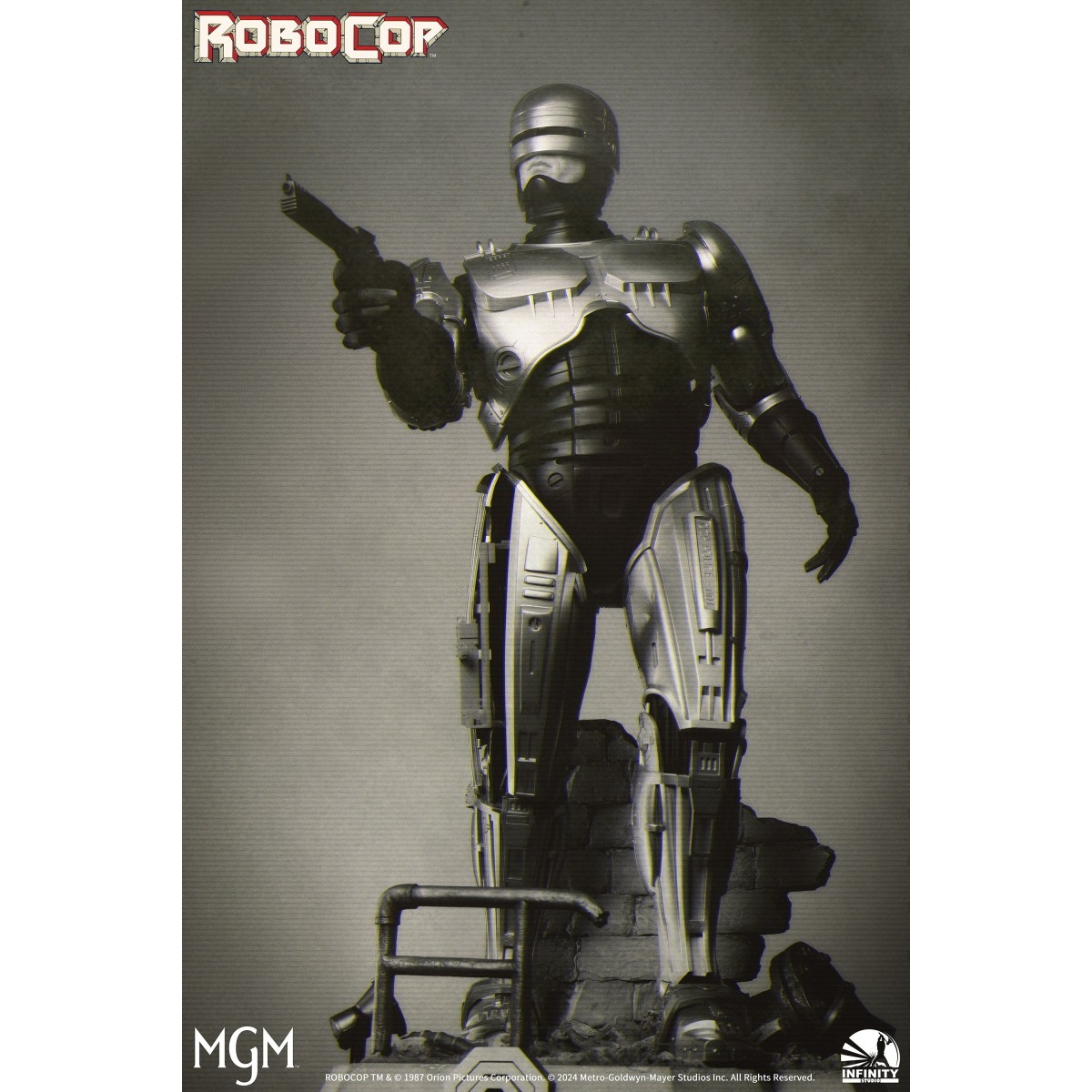 Infinity Studio - Statua di Robocop in scala 1/2 Versione Premium