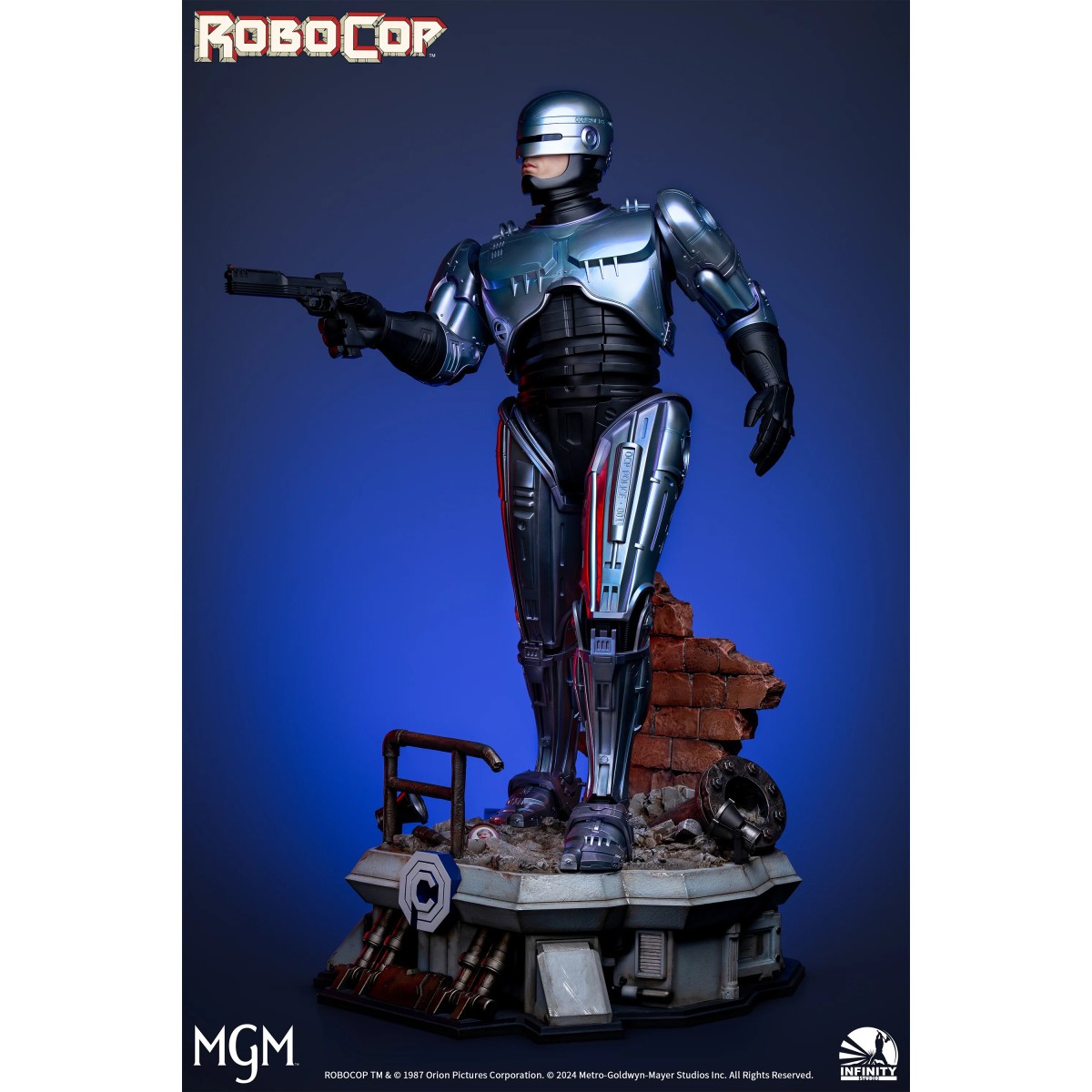 Infinity Studio - Statua di Robocop in scala 1/2 Versione Premium