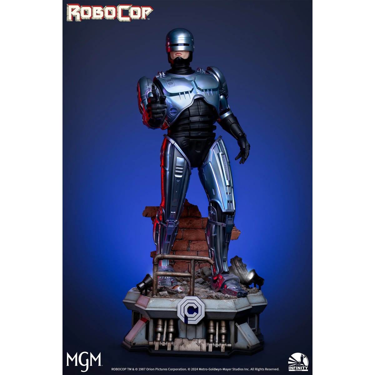 Infinity Studio - Statua di Robocop in scala 1/2 Versione Premium