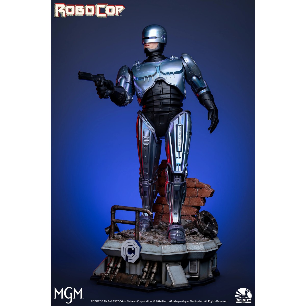 Infinity Studio - Statua di Robocop in scala 1/2 Versione Premium