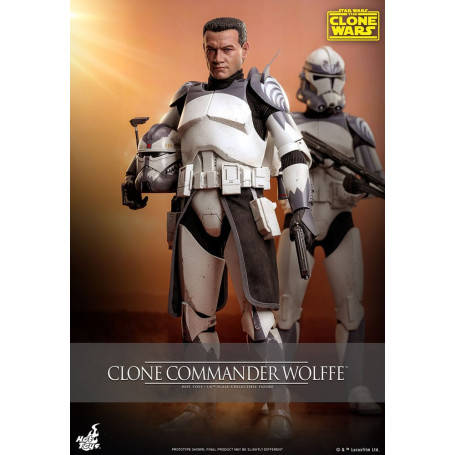 Hot Toys Star Wars - Comandante clone Wolffe - The Clone Wars 1/6