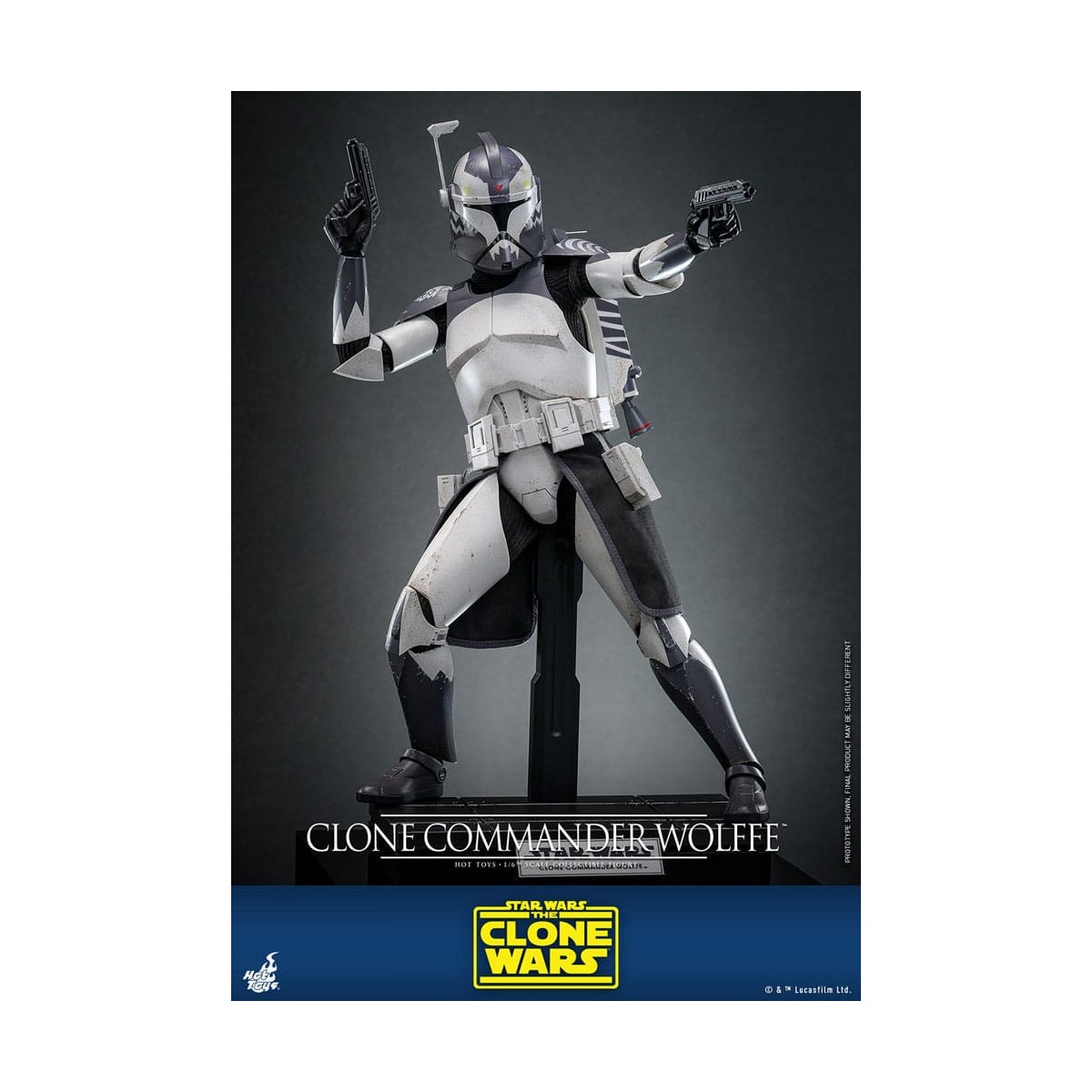 Hot Toys Star Wars - Comandante clone Wolffe - The Clone Wars 1/6