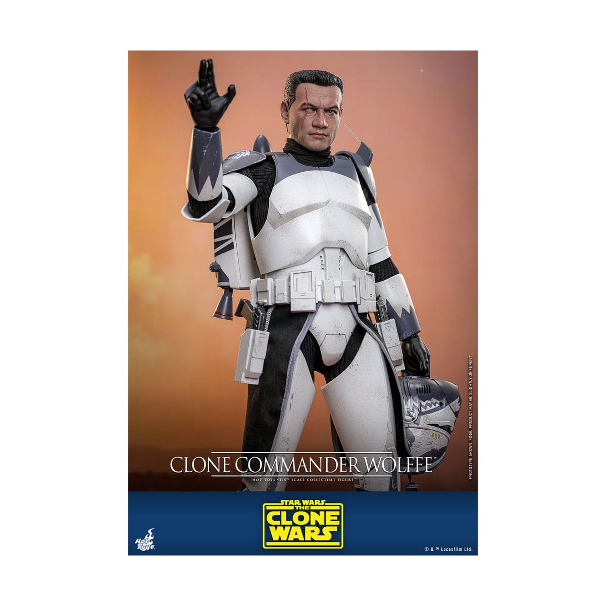 Hot Toys Star Wars - Comandante clone Wolffe - The Clone Wars 1/6