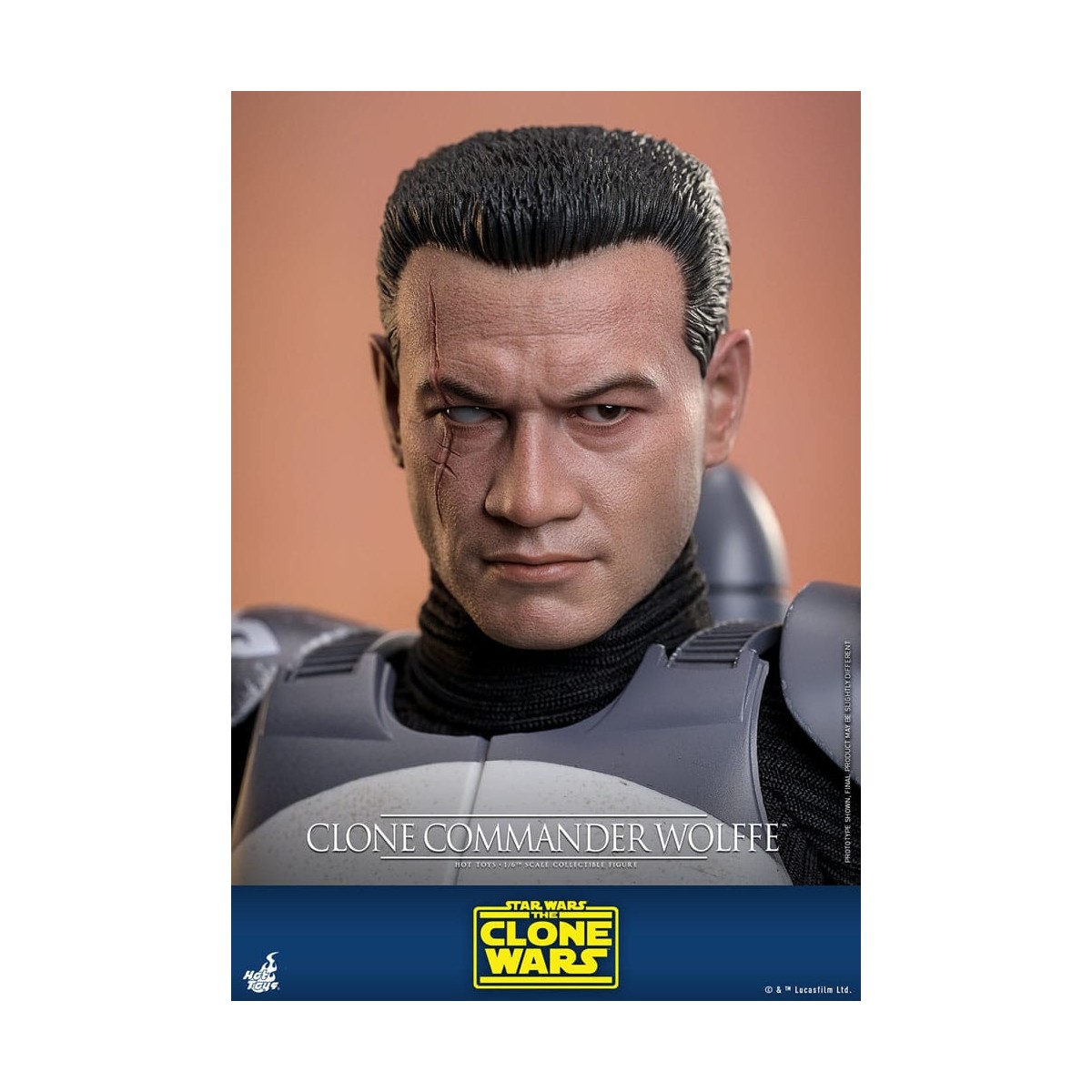 Hot Toys Star Wars - Comandante clone Wolffe - The Clone Wars 1/6