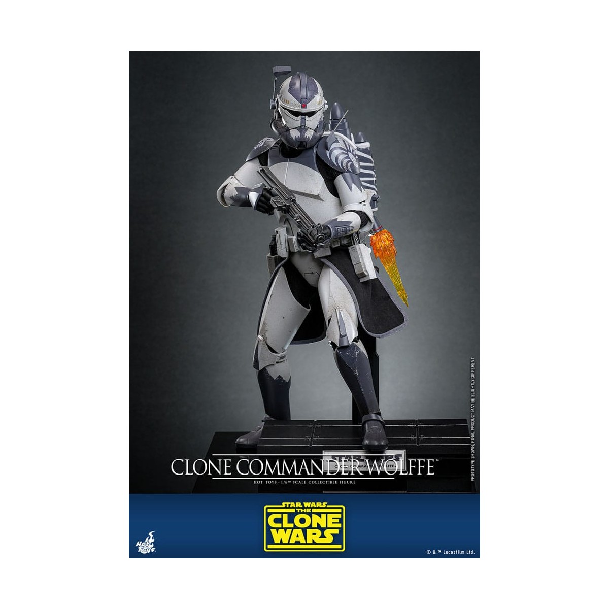 Hot Toys Star Wars - Comandante clone Wolffe - The Clone Wars 1/6