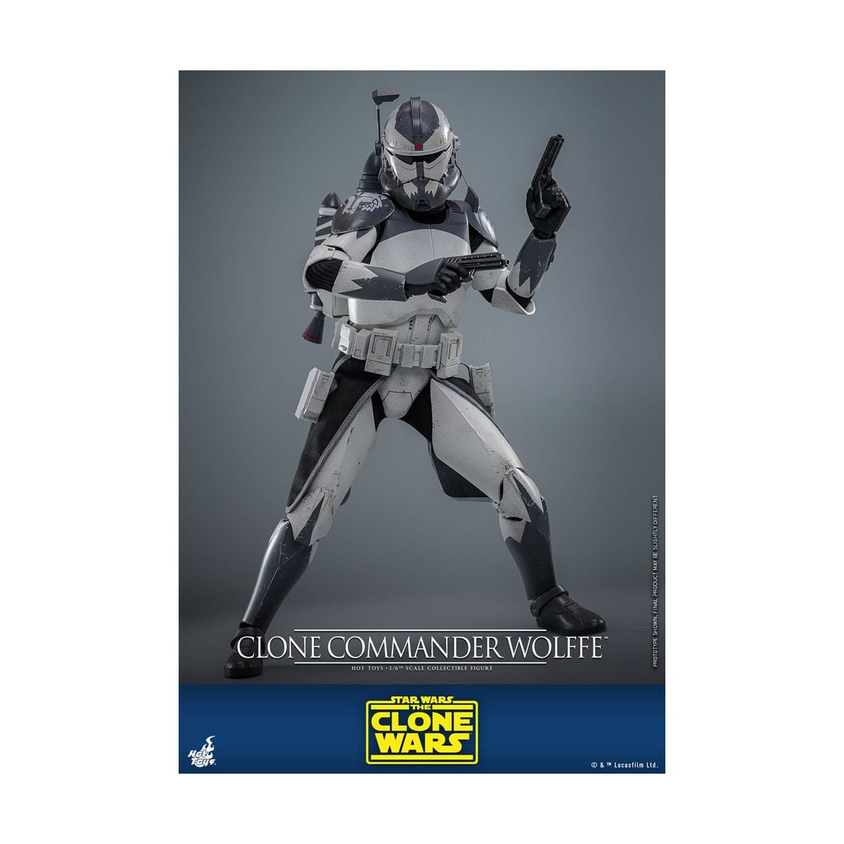 Hot Toys Star Wars - Comandante clone Wolffe - The Clone Wars 1/6