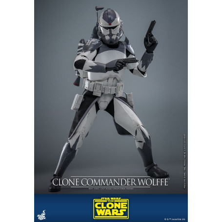 Hot Toys Star Wars - Comandante clone Wolffe - The Clone Wars 1/6