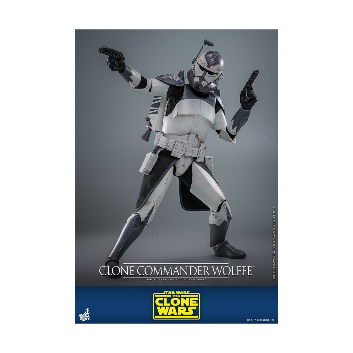 Hot Toys Star Wars - Comandante clone Wolffe - The Clone Wars 1/6