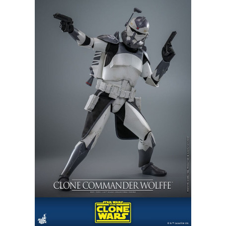Hot Toys Star Wars - Comandante clone Wolffe - The Clone Wars 1/6