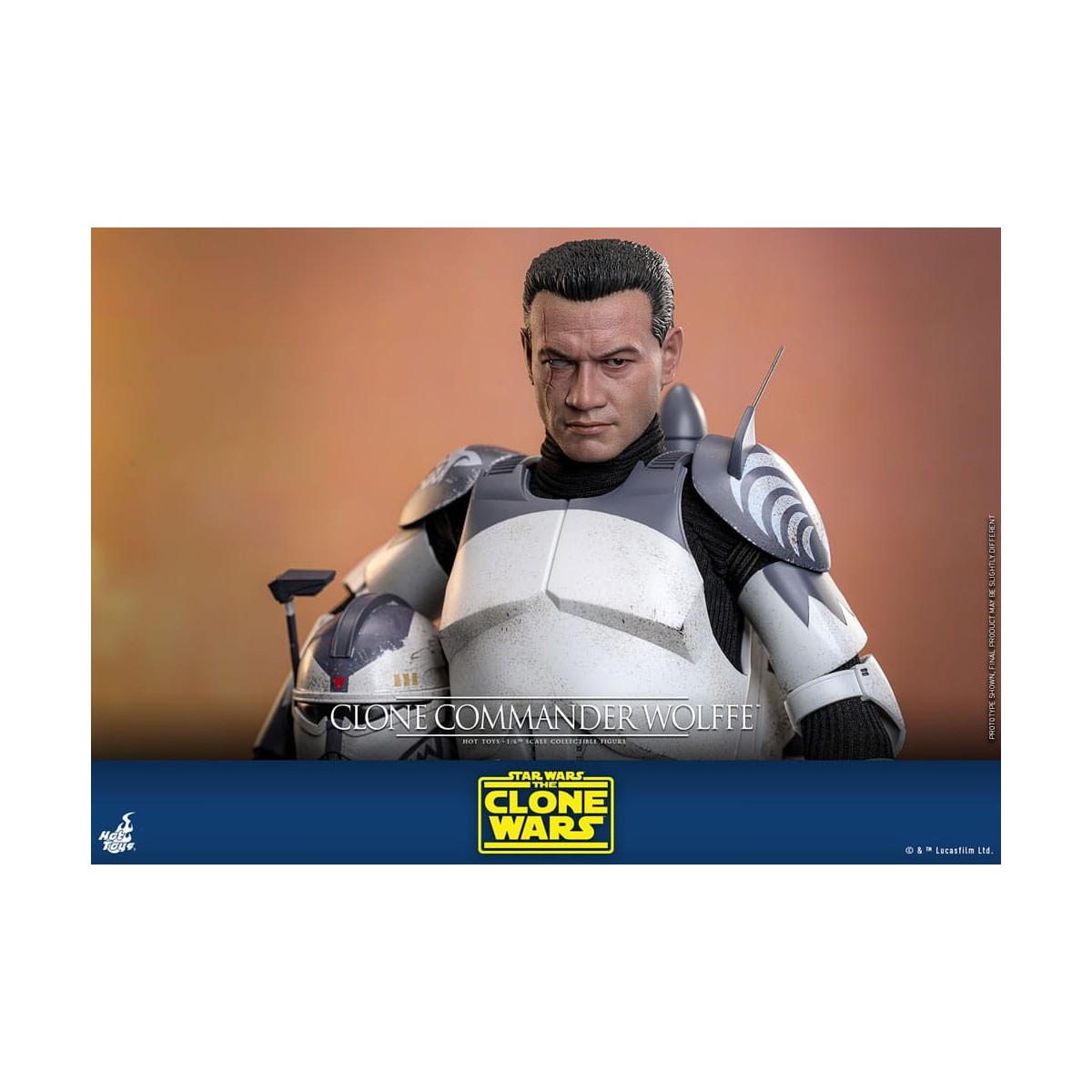 Hot Toys Star Wars - Comandante clone Wolffe - The Clone Wars 1/6