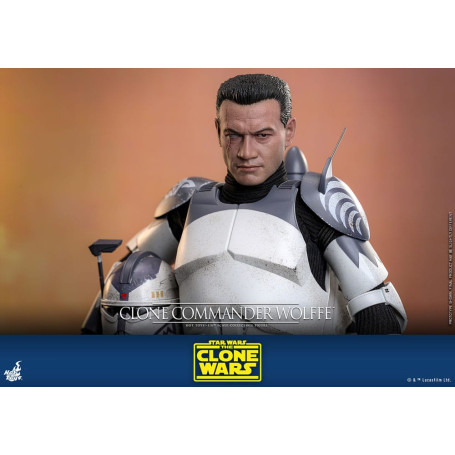 Hot Toys Star Wars - Comandante clone Wolffe - The Clone Wars 1/6