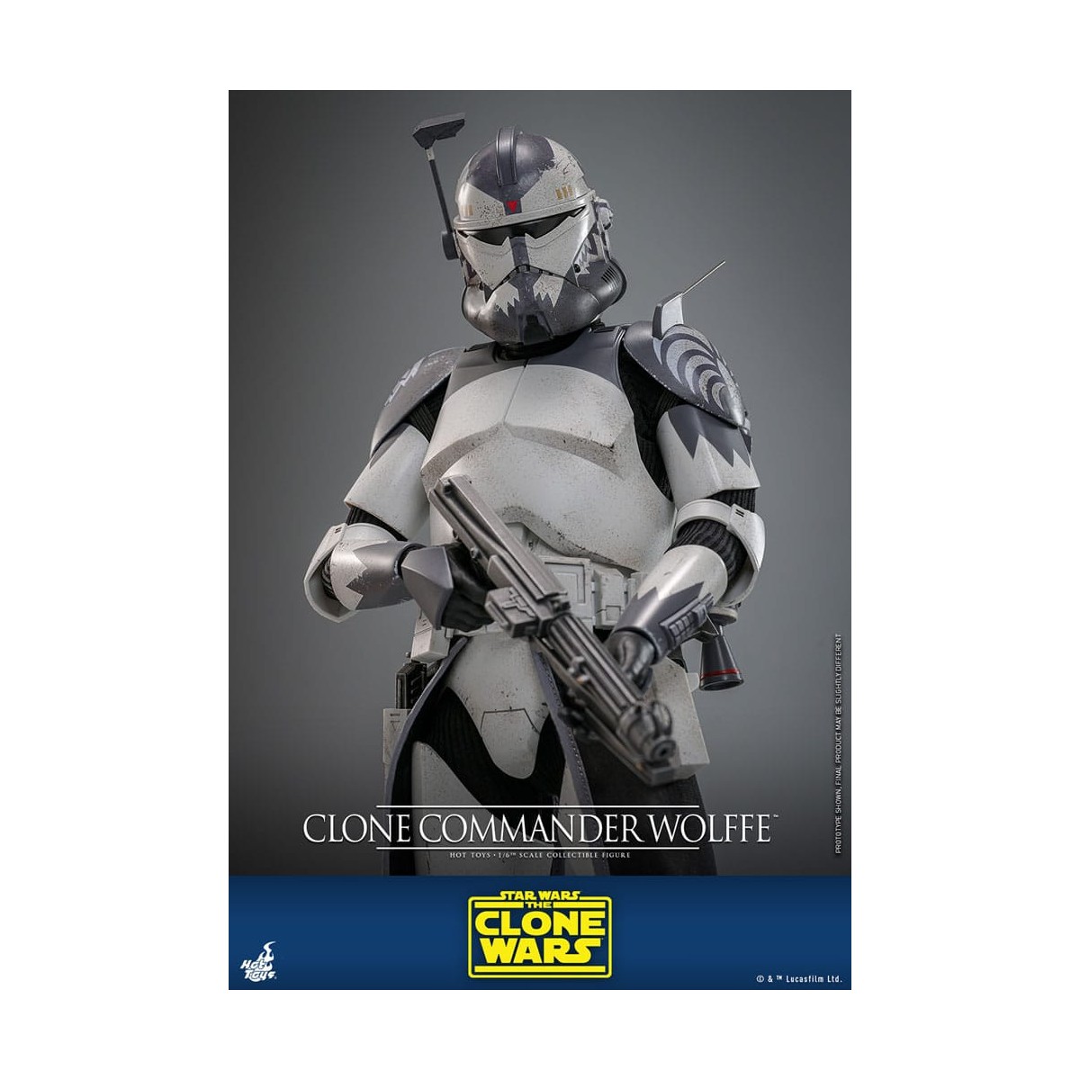 Hot Toys Star Wars - Comandante clone Wolffe - The Clone Wars 1/6