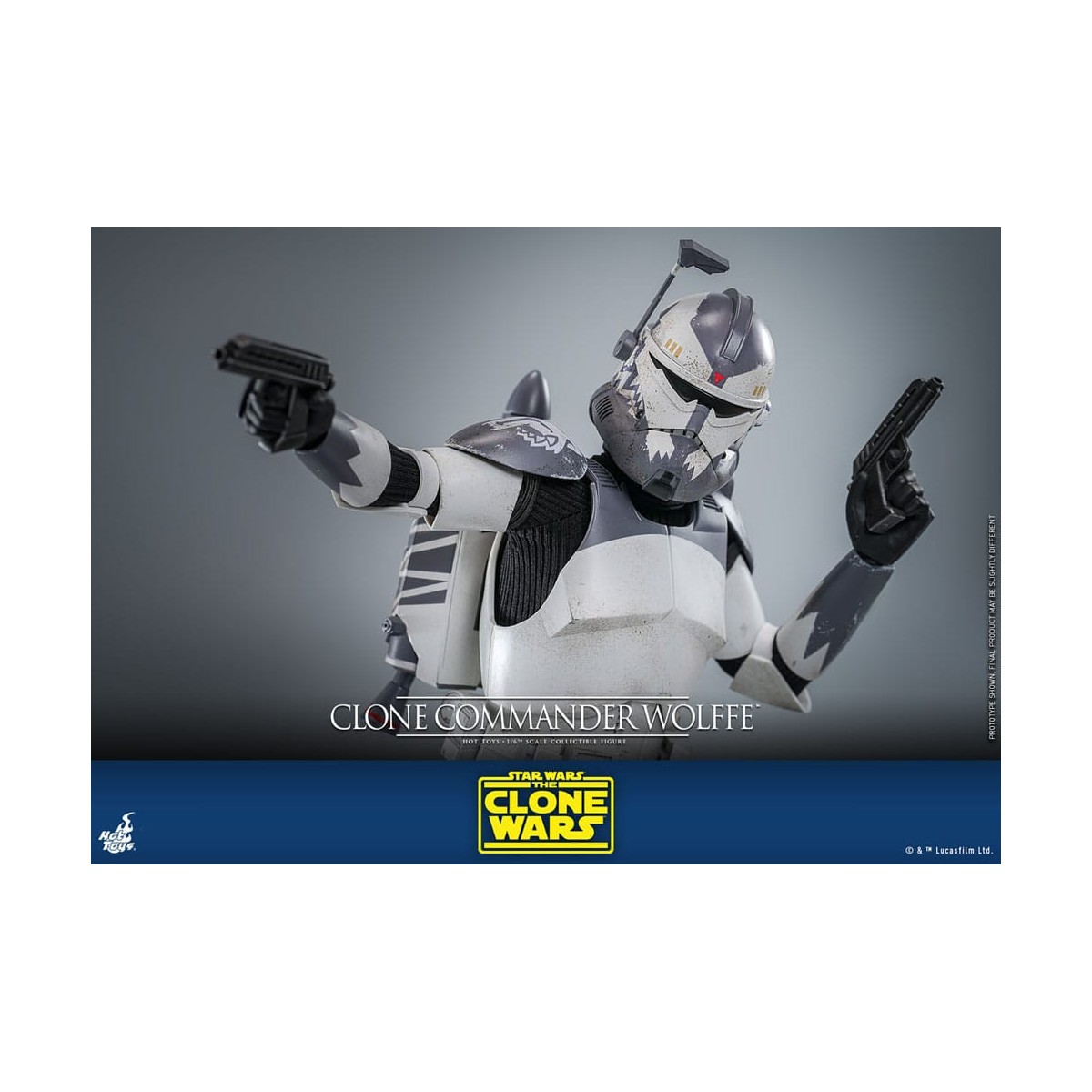 Hot Toys Star Wars - Comandante clone Wolffe - The Clone Wars 1/6