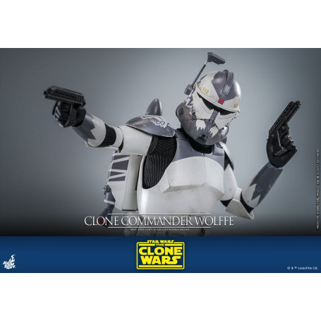 Hot Toys Star Wars - Comandante clone Wolffe - The Clone Wars 1/6