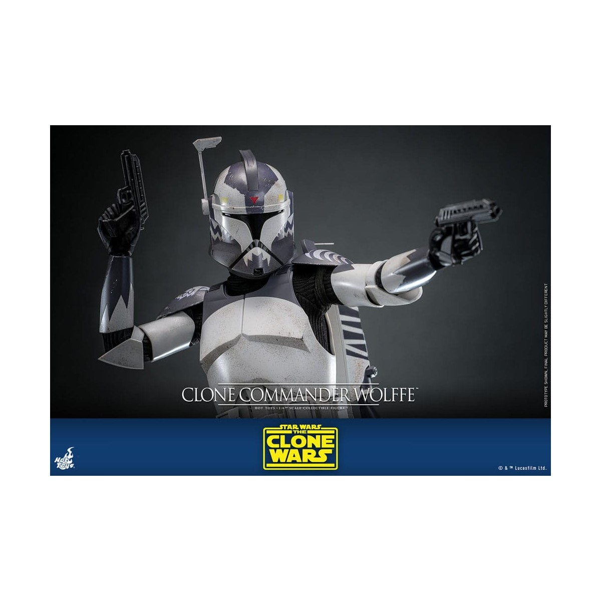 Hot Toys Star Wars - Comandante clone Wolffe - The Clone Wars 1/6