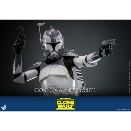 Hot Toys Star Wars - Comandante clone Wolffe - The Clone Wars 1/6