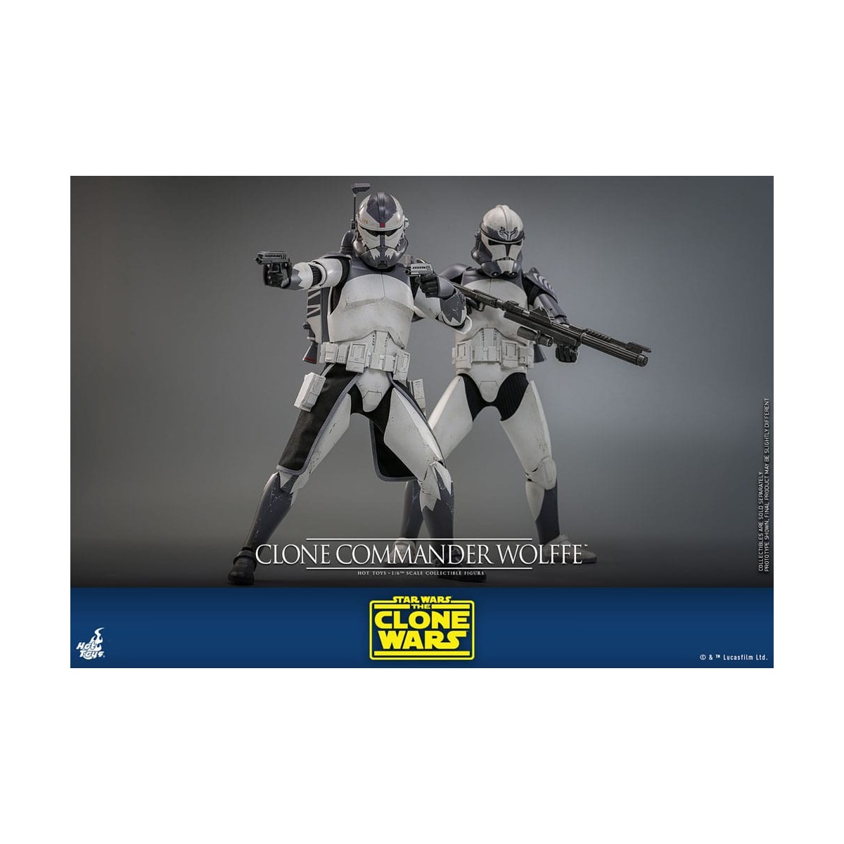 Hot Toys Star Wars - Comandante clone Wolffe - The Clone Wars 1/6