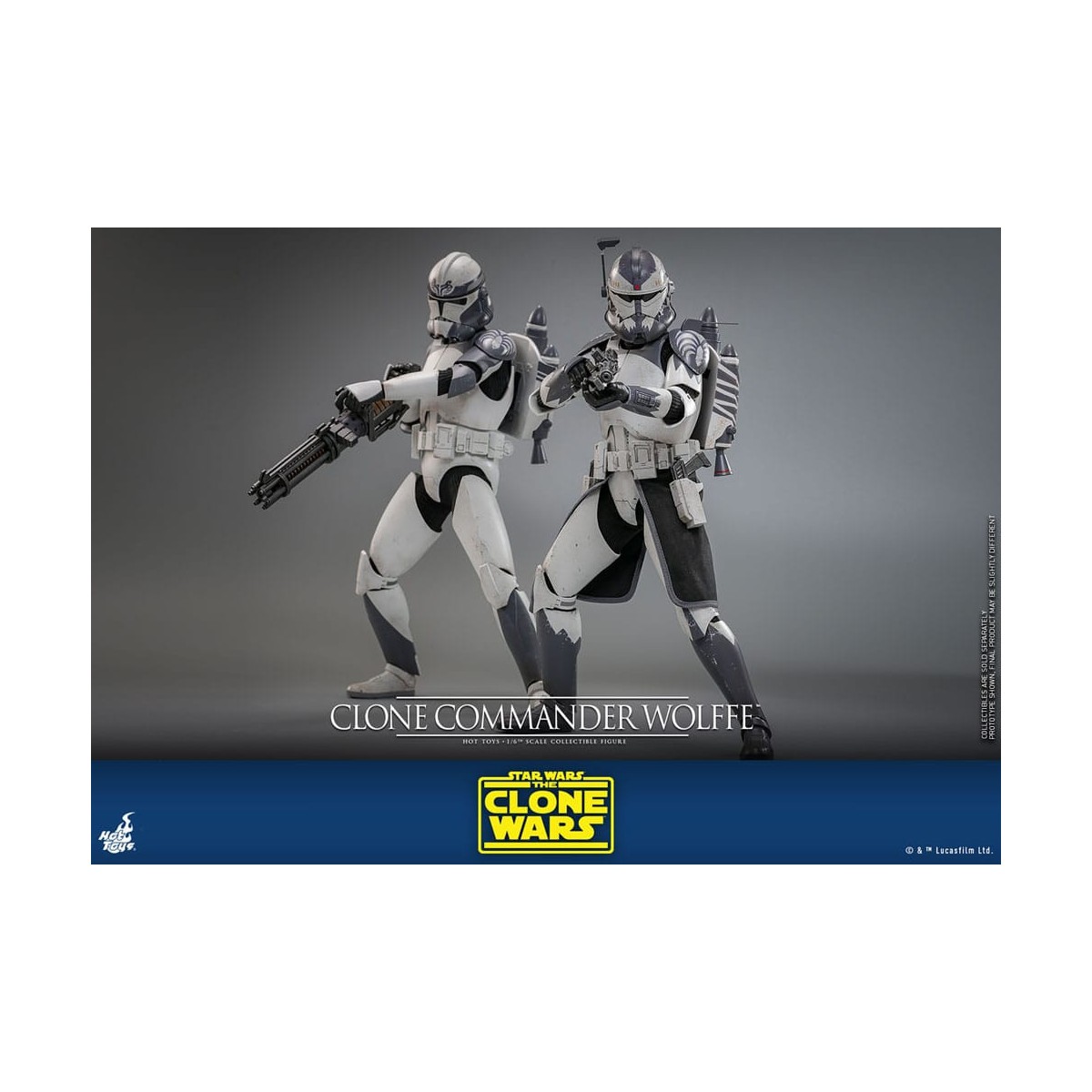 Hot Toys Star Wars - Comandante clone Wolffe - The Clone Wars 1/6