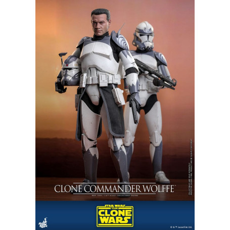 Hot Toys Star Wars - Comandante clone Wolffe - The Clone Wars 1/6