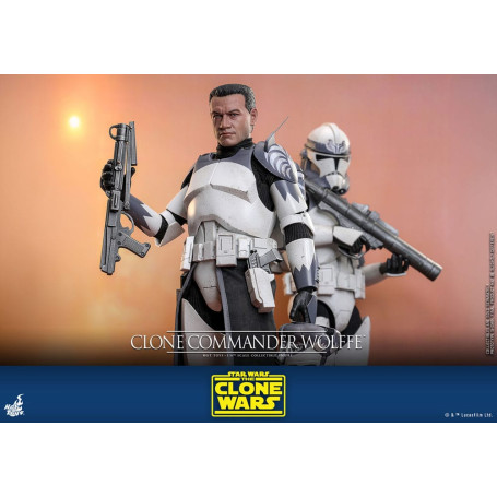 Hot Toys Star Wars - Comandante clone Wolffe - The Clone Wars 1/6