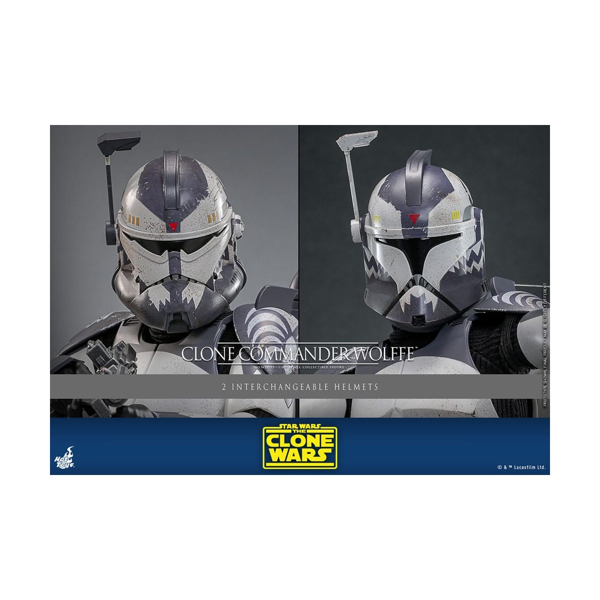 Hot Toys Star Wars - Comandante clone Wolffe - The Clone Wars 1/6